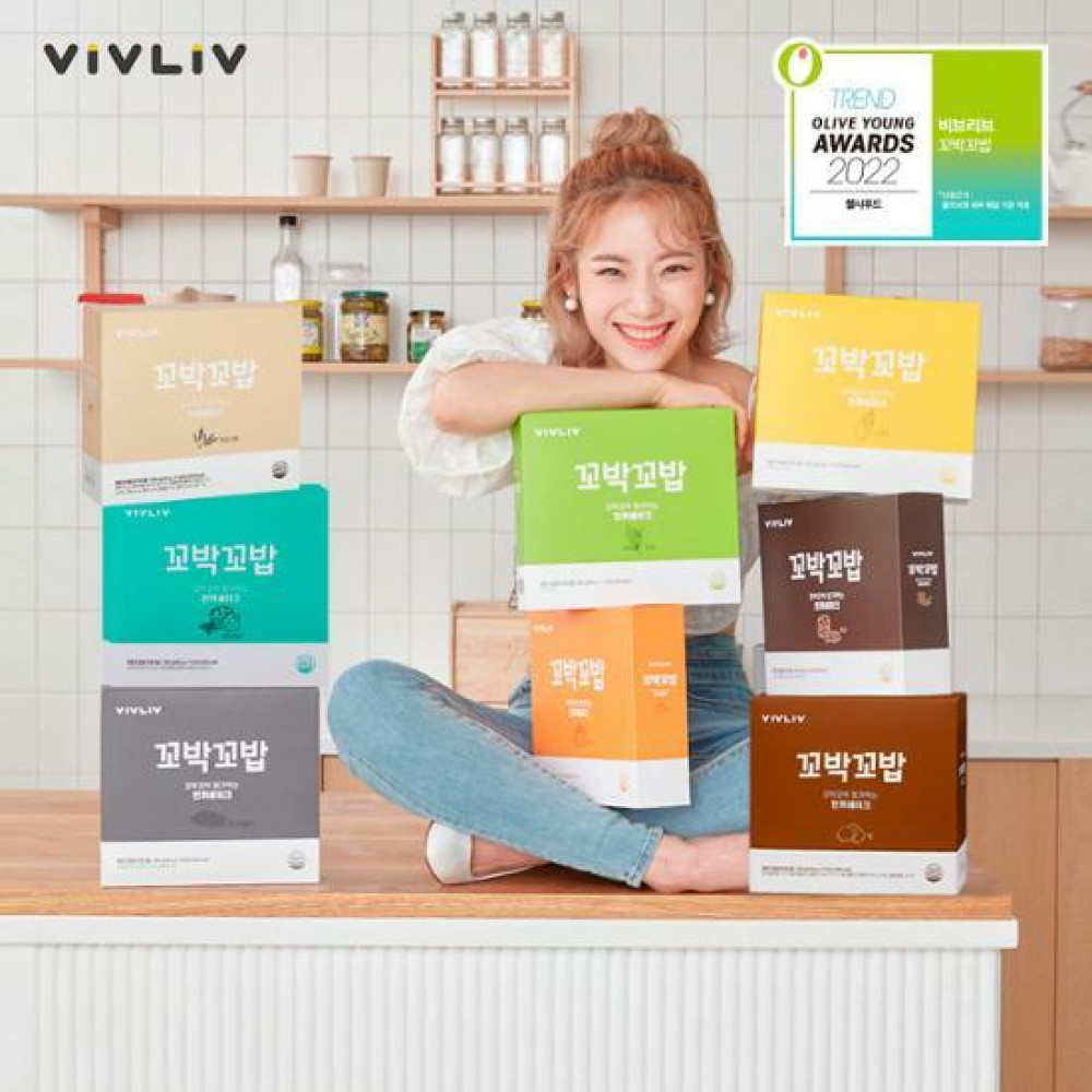 비브리브 꼬박꼬밥 식사대용 단백질 쉐이크 40g